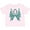 AD-Pink, variant on Ovarian Cancer Awareness with Butterfly Ribbon Words Boys or Girls Toddler T-Shirt