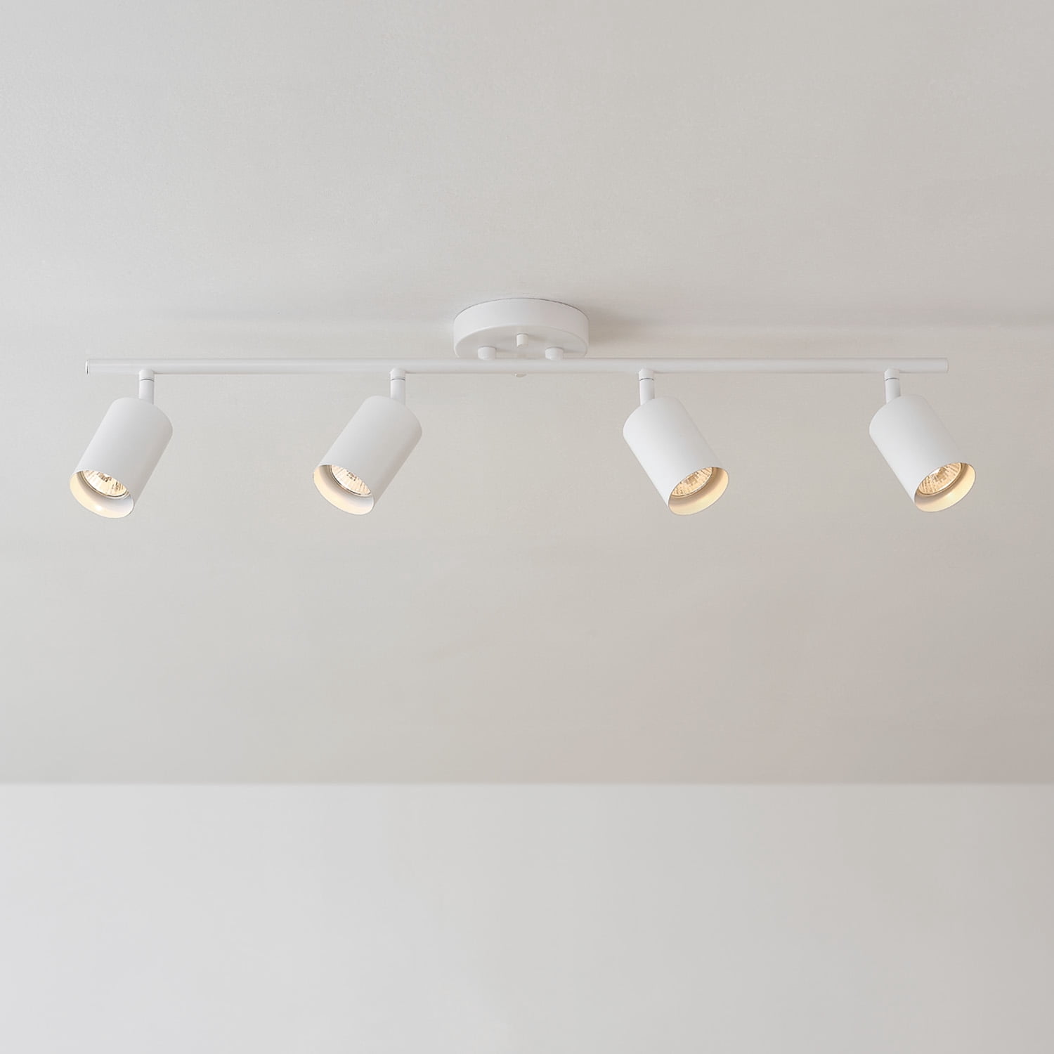 Globe Electric 4-Light Matte White Track Lighting