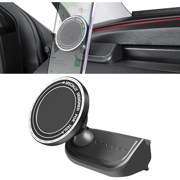 Car Phone Mount for Tesla New Model Y Juniper 2026 Mag-Safe Dashboard Phone Holder for 2024-2025 Model 3 Highland Accessories for All Smartphone