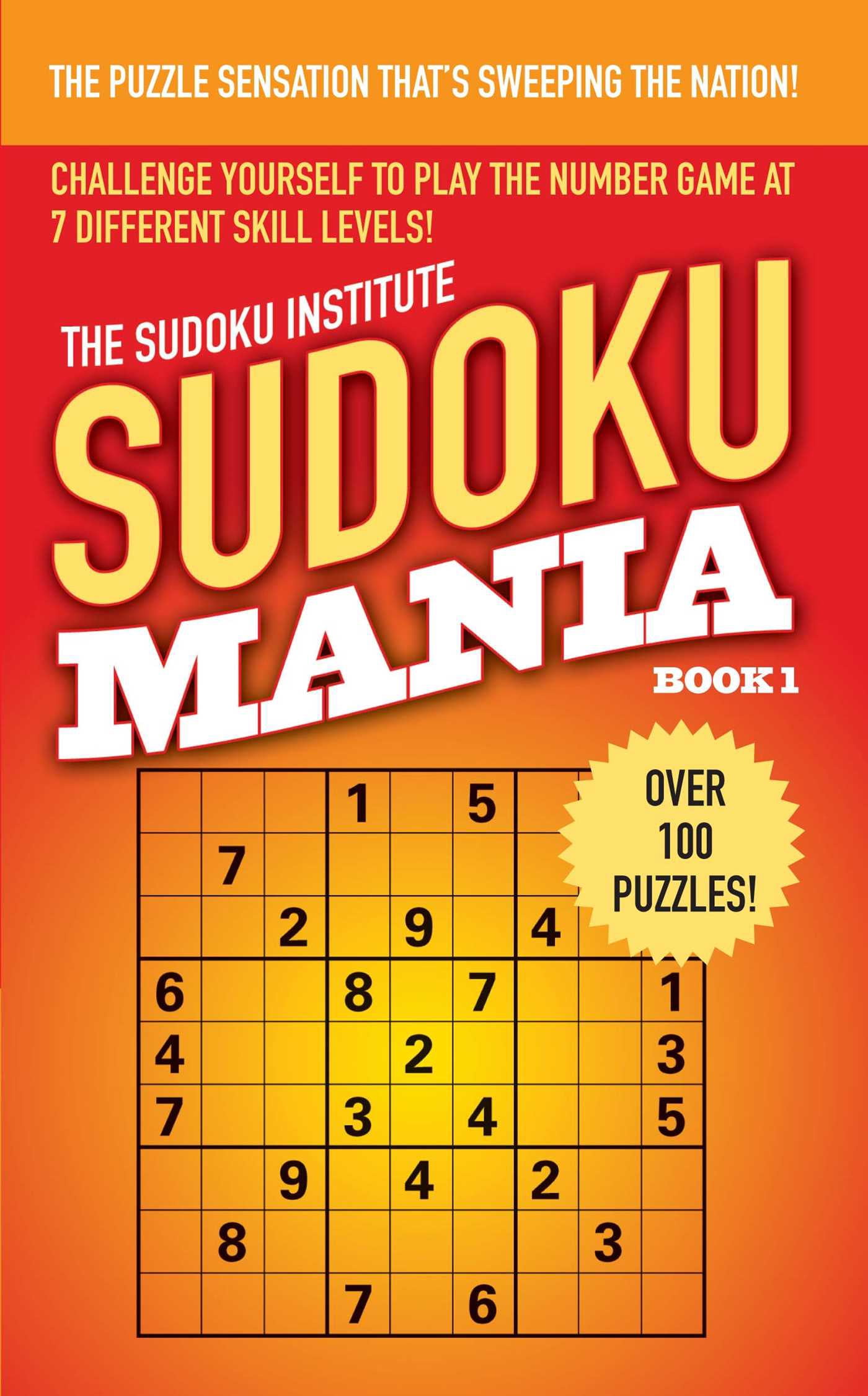 Sudoku Mania 1 Paperback Walmart Walmart