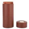 thumbnail image 3 of Lishi Portable PU Leather Cigar Humidor Storage Pot (Brown), 3 of 14