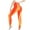 Orange, variant on POROPL Womens Leggings High Waisted Tight Full Length Leggings Fall Casual Yoga Workout Size S-L