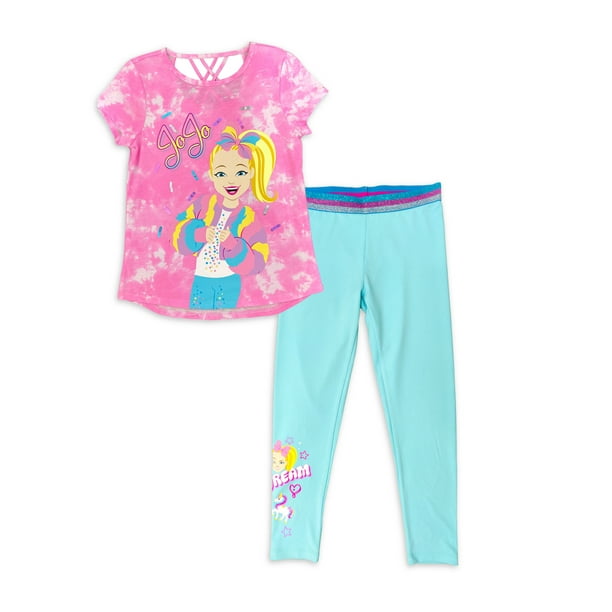 JoJo Siwa - Jojo Siwa Exclusive Girls Sequin Graphic Top and Legging, 2