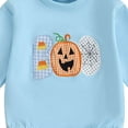 thumbnail image 4 of larppty Baby Halloween Outfit Sweatshirt Bubble Romper Infant Fall Clothes, 4 of 4
