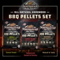 thumbnail image 4 of Bear Mountain BBQ Hardwood Gourmet Blend, Hickory, & Apple Smoker Pellets, 4 of 12