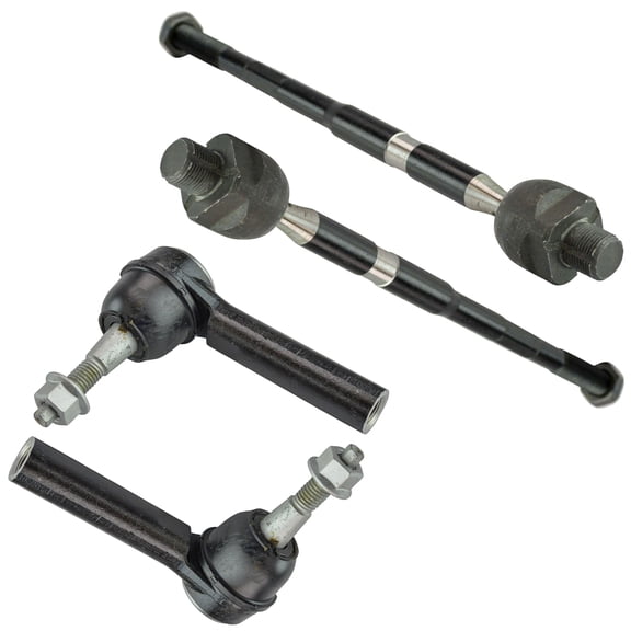 TRQ Front Tie Rod Set Fits Select 2010-2015 Chevrolet Camaro