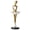 A Golden, variant on KGJQ Ballet Dancer Figurine, Ballerina Statue with Stable Round Base, Resin Ballerina Figurines, Elegant Desktop Art Decor for Bedroom Dance Studio