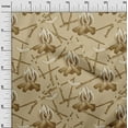 thumbnail image 3 of oneOone Cotton Flex Light Brown Fabric Campfire Sewing Fabric By The Yard Printed Diy Clothing Sewing Supplies 40 Inch Wide, 3 of 4