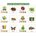 thumbnail image 4 of Rompecabezas para niños pequeños, rompecabezas de animales de madera para niñas de 1, 2 y 3 años, niños pequeños, juguetes educativos preescolares, regalos para colores y formas, aprendizaje de habil, 4 of 5