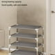 thumbnail image 4 of Zapatero organizador, zapatero de 4 capas, apto para armario, puerta de entrada, apilable, para cualquier combinación, pequeño y ahorrador de espacio. Zapatero, 4 of 6