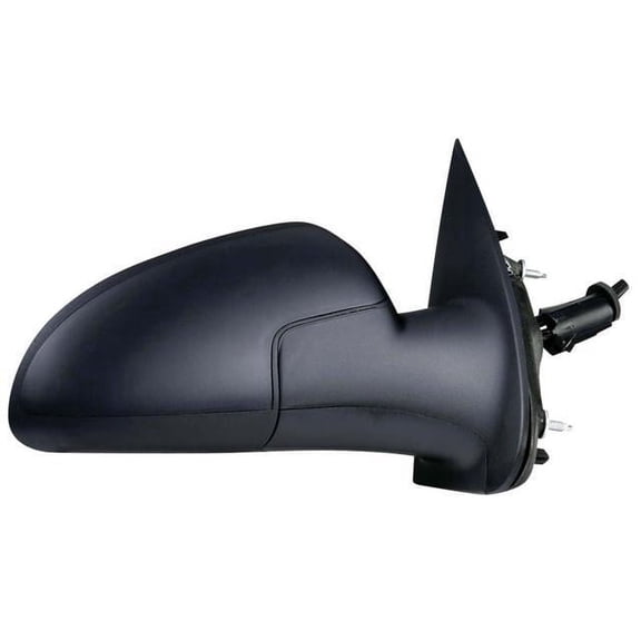 62685G - Fit System Passenger Side Mirror for 05-10 Chevrolet Cobalt Coupe, black, textured cover, foldaway, Manual Remote