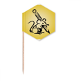 thumbnail image 1 of Mouse Clever Writing Outline Exquisite Toothpick Flags Cupcake Picks Party Celebration, 1 of 3