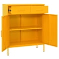 thumbnail image 5 of vidaXL Storage Cabinet Mustard Yellow 31.5"x13.8"x40" Steel, 336155, 5 of 9