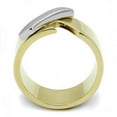thumbnail image 3 of TK3184 - Two-Tone IP Gold (Ion Plating) Stainless Steel Ring with No Stone Size 6, 3 of 4