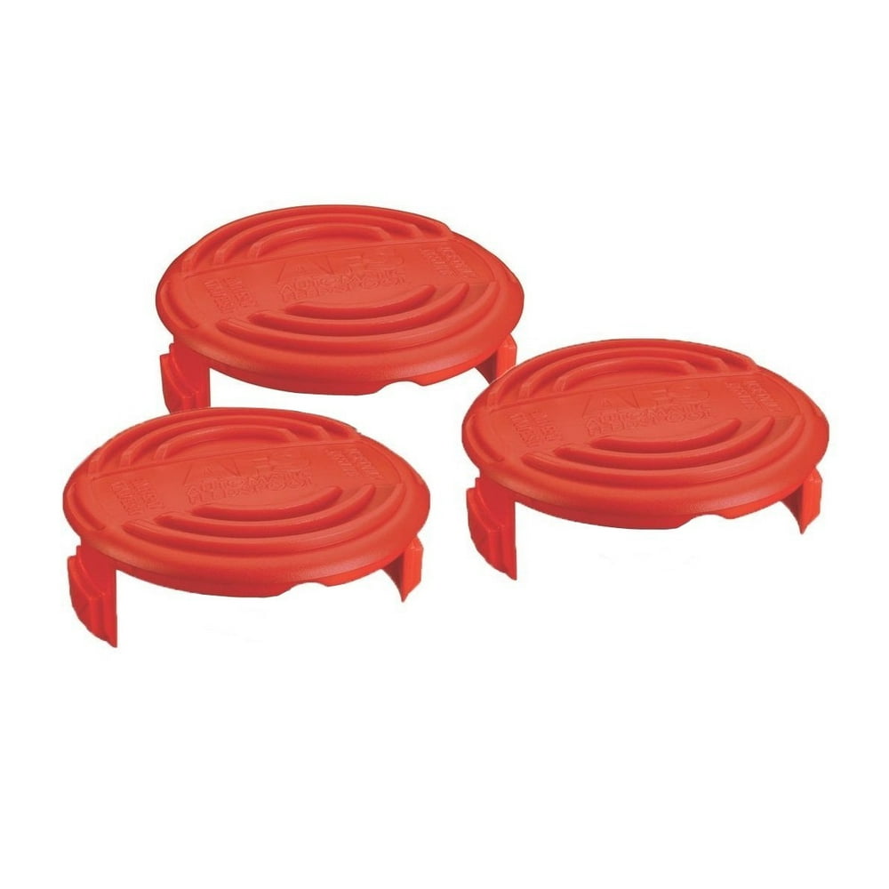 Black and Decker 3 Pack of Genuine OEM Replacement Spool Caps RC100P3PK