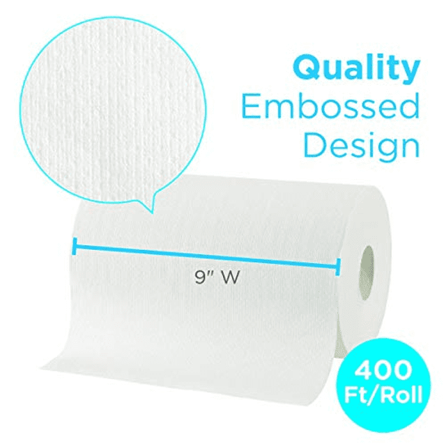 SofPull 9 Paper Towel Roll by GP Pro 1 Ply - 9" x 400 ft - White - Soft, Absorbent - 6 / Carton