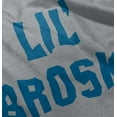 thumbnail image 4 of Lil Broski Funny Younger Brother Youth T Shirt Tee Boys Infant Toddler Brisco Brands 4T, 4 of 5