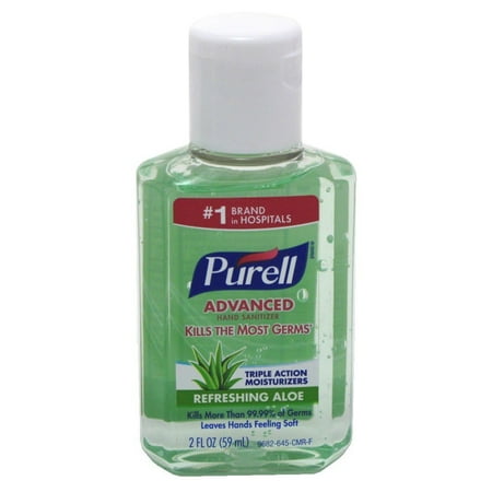 24 PACKS : Purell Hand Sanitizer with Aloe 2 Oz