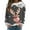 Grey, variant on Fiaer Crew Neck Sweatshirts Women Christmas Deer Snowflake Graphic Tees Funny Xmas Plus Size Baggy Trendy Long Sleeve Tops Red XL