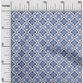 thumbnail image 1 of oneOone Rayon White Fabric Floral & Tiles Moroccan Sewing Fabric By The Yard Printed Diy Clothing Sewing Supplies 56 Inch Wide, 1 of 6