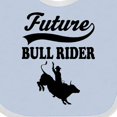 thumbnail image 4 of Inktastic Future Bull Rider Rodeo Riding Boys Baby Bib, 4 of 4
