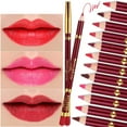 thumbnail image 1 of Lápiz delineador de labios de terciopelo mate para mujer | Lápiz labial resistente al agua de larga duración | Aplicación suave y lisa | 1 Pieza | 16,5 mm de longitud | Esenciales para el maquillaje, 1 of 2