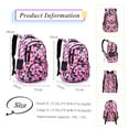 thumbnail image 3 of Set de Mochilas Bansusu Estampado Geométrico 3 Piezas para Niñas/Niños, 3 of 7