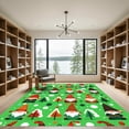 thumbnail image 2 of ODIKA 8'x10' Machine Washable Non-Slip Area Rug, Scandinavian Bright Green High Traffic Rug, Green, 1024947, 2 of 7