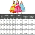 Princess Peach Cosplay Costume for Girls Kids,Super Brothers Princess