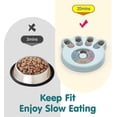 thumbnail image 4 of Slow Dog Feeder Bowl Food Dispenser Interactive Puzzle Training Toys, 4 of 5