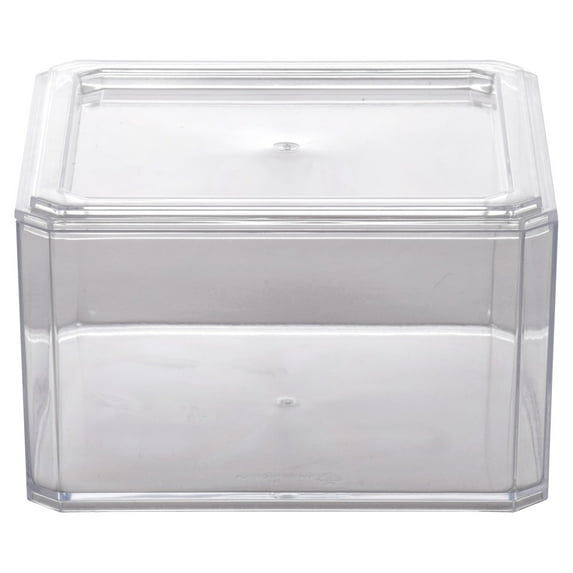 Stackable Clear Organizer with Lids, 5x5x3 in. - 2 Pack 