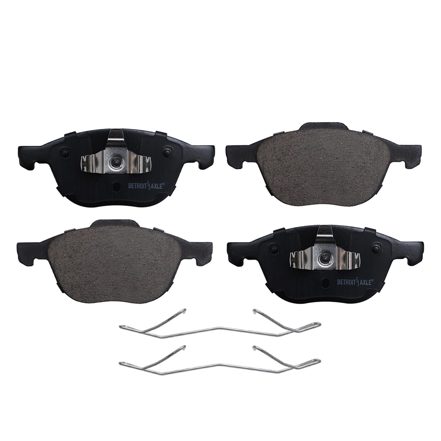 Detroit Axle Brake Kit For Volvo C30 C70 S40 V50 - Front & Rear Rotors And Pads, 11.81" & 11.02"