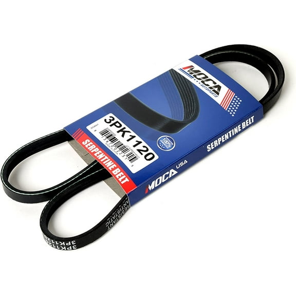 MOCA AUTOPARTS 3PK1120 Serpentine Belt Fit for 01-03 Toyota Prius L4 1.5L