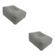 thumbnail image 2 of Cojín inflable para pies Ounissouiy PVC Gris 2Conjunto, 2 of 6