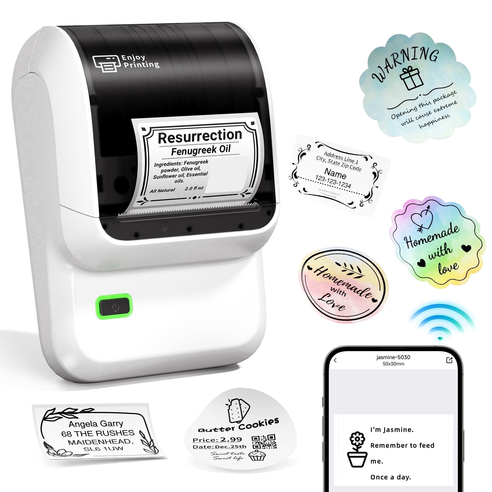 NIIMBOT B21 Pro HD Photo Printer Label Maker Machine, NEW Upgrade