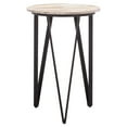 thumbnail image 2 of Safavieh Reni Modern Metal Round End Table, Brown / Black, 2 of 9
