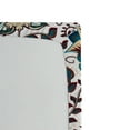 thumbnail image 3 of Ambesonne Orient Fitted Sheet, Ornate Floral Border, Queen Size, Petrol Blue Burgundy, 3 of 3