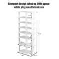 thumbnail image 2 of Gymax Patented Wooden Shoes Storage Stand 7 Tiers Big Shoe Rack Organizer Multi-Shoe Rack, 2 of 10