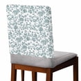 thumbnail image 2 of Teal Blue Green Chair Back Covers, Removable Chair Covers for Dining Chairs Set of 4, Washable Chairs Slipcovers Back Seat Protector for Wedding Party 19"x20", 2 of 9