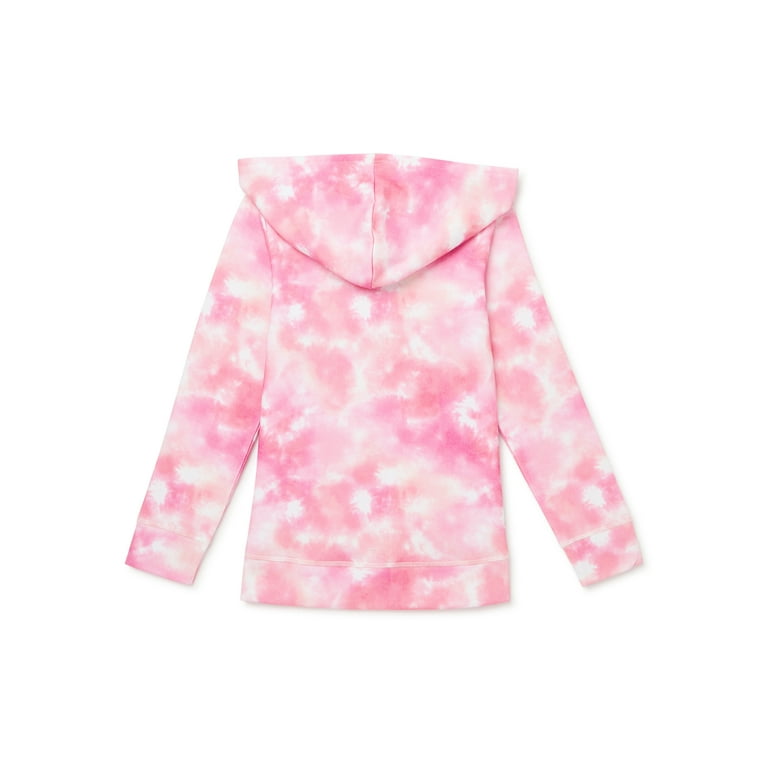 Light pink cheap tie dye hoodie