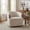 Beige, variant on Christopher Knight Home 30" Boucle Swivel Barrel Chair with 360 Rotating Base, Multi-Brown