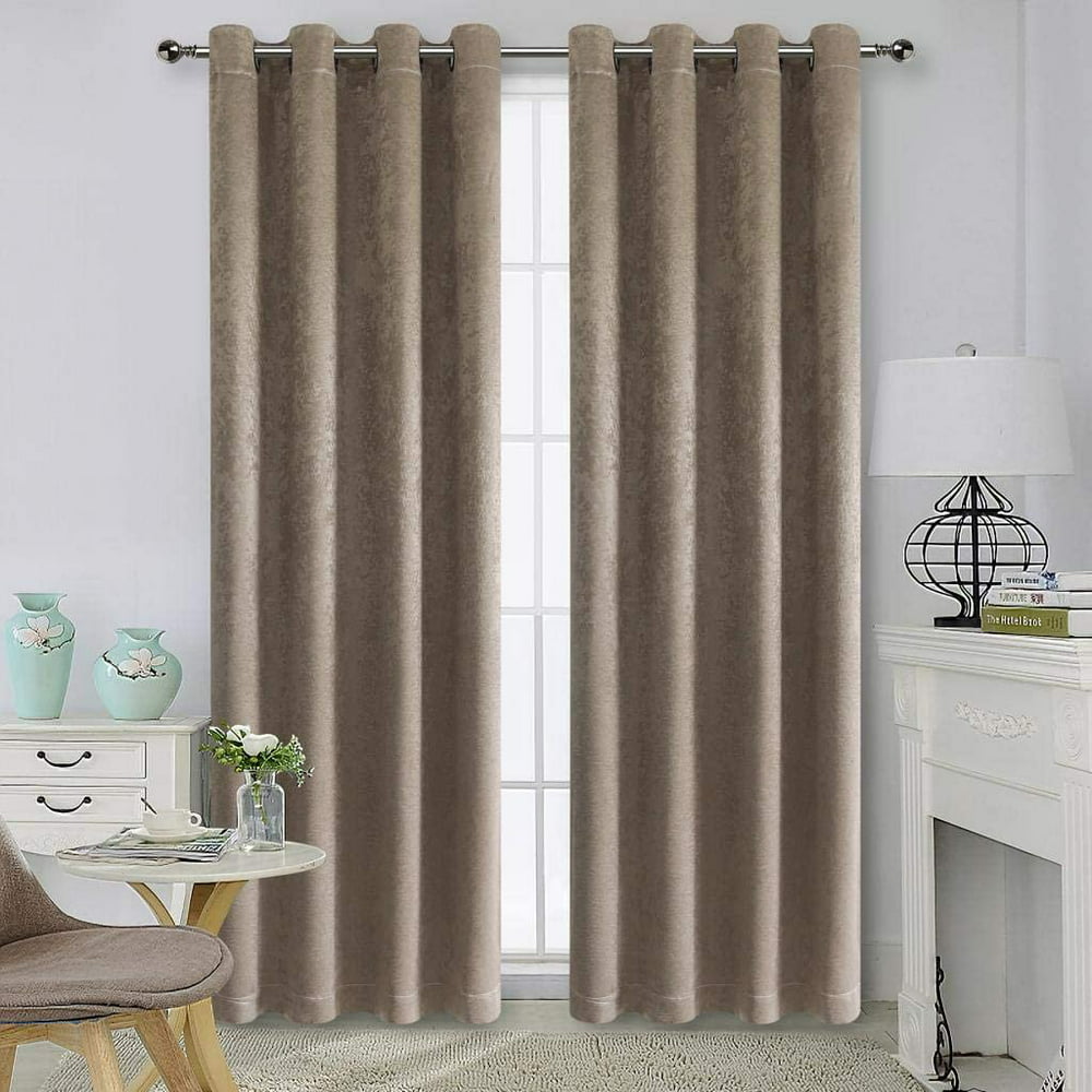 Ruthy’s Textile Blackout Curtains for Bedroom - Grommet Room Darkening