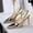 Bronze, variant on 2026 European and American style party high-heeled shoes for women, shallow cut, sexy stiletto heels, back strap, pointed toe, elegant single shoes