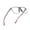 Clear Grey, variant on echelz Sport Optical Glasses Frame PN26009, TR90 Prescription Eyeglasses with TPE Anti-Slip Grip, Size 57□17-138