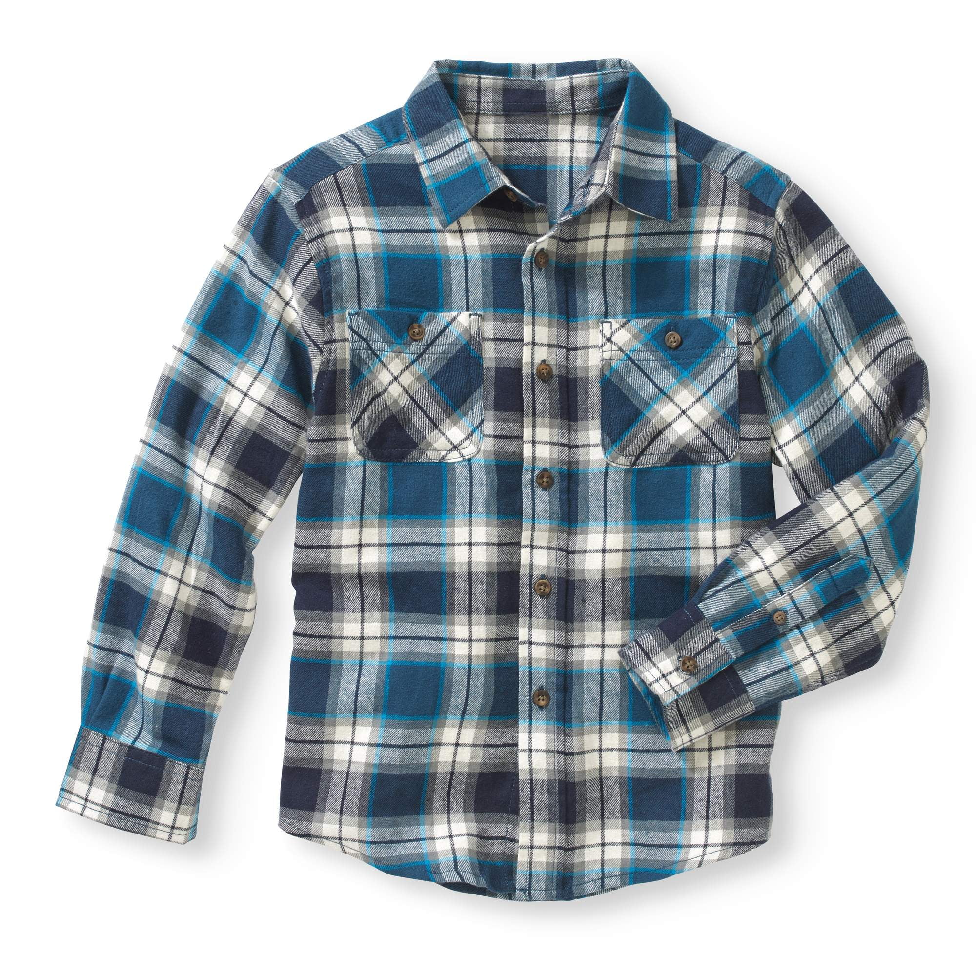 Boys' Long Sleeve Flannel Shirt