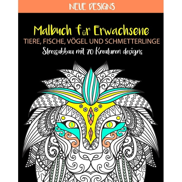 Malbuch Fur Erwachsene Tiere Fische Vogel Und Schmetterlinge Stressabbau Mit 70 Kreaturen Designs 8x10 Leere Malvorlagen Fur Tiere Fische Und Vogel Liebhaber Zum Ausmalen Paperback Walmart Com Walmart Com