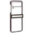thumbnail image 2 of Phone Case, Foldable Phone Cover Anti Scratch PC Fashion Electroplated  For   Z Flip 3 Black, 2 of 8