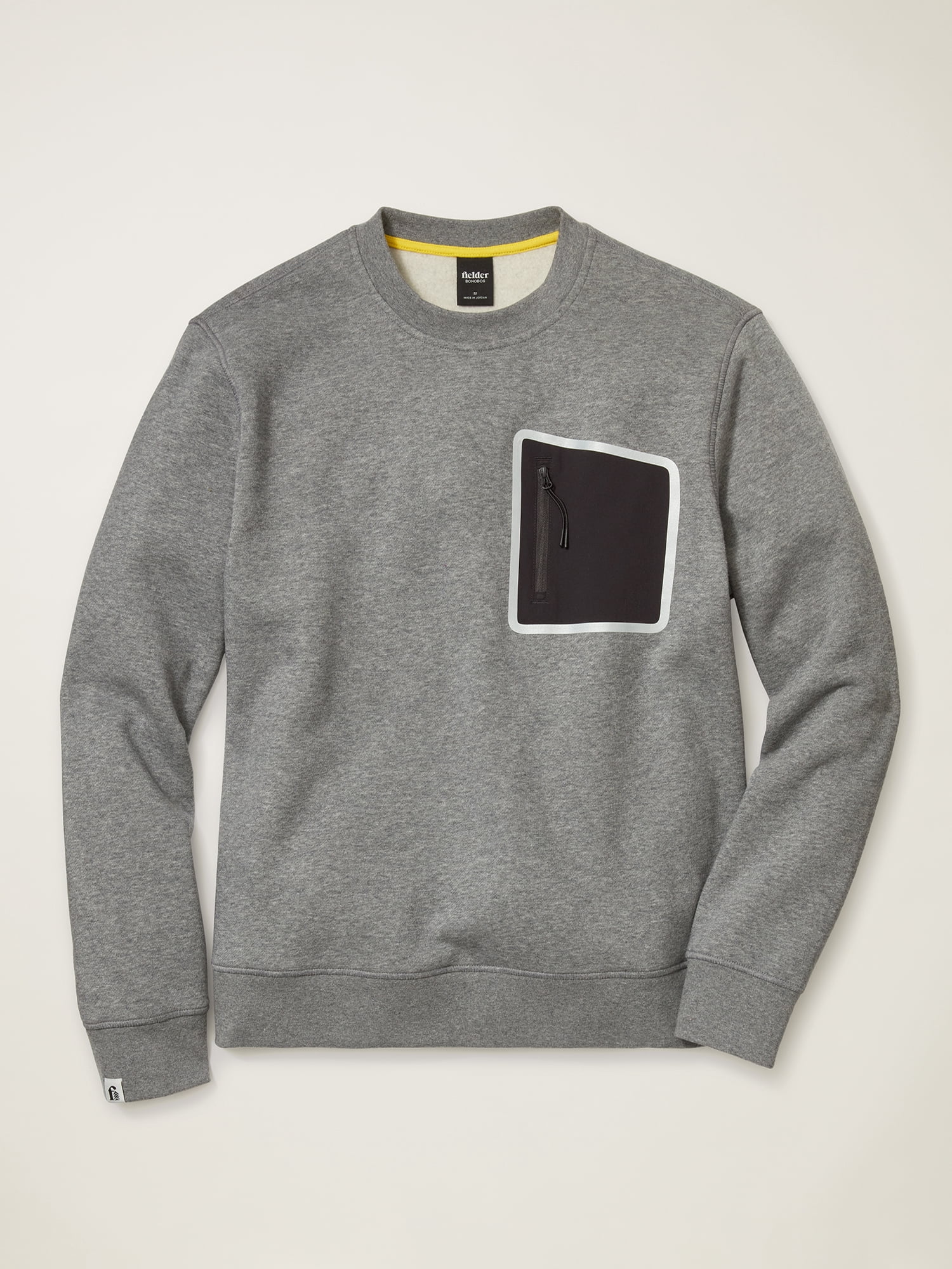 Bonobos Fielder Men's and Big Men's Fleece Crewneck Sweatshirt, Up to Size 3XL