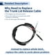thumbnail image 4 of Cable de liberación de la tapa del maletero Unique Bargains para Honda Civic 2012-2015, cable de liberación de la puerta del tanque de combustible No.74880TR0A01, 4 of 6