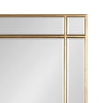 thumbnail image 3 of Kate and Laurel Westgate Transitional Wall Mirror, 20 x 30, Gold, Sophisticated Rectangle Mirror for Wall Decor, 3 of 7